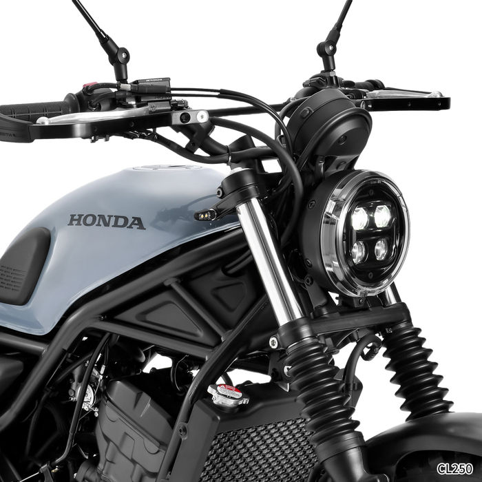 Zeta 634-0119 ZR46-0119 701 LED TURN SIGNALS BLACK W/CLEAR LENS PR