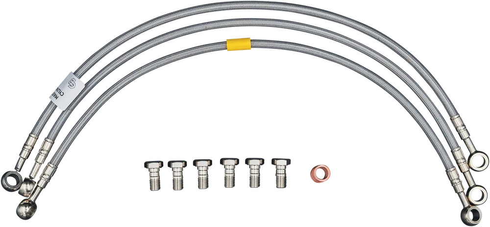 Gbrakes 17-10062 FK003D970-3 3 LINE BRAKE LINE KIT HON