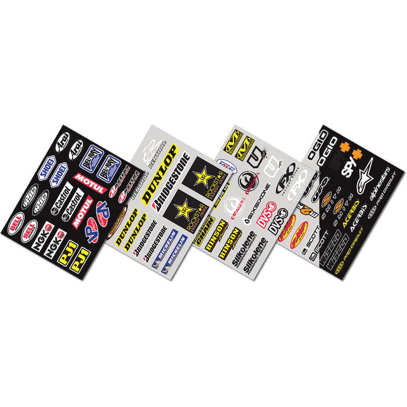FACTORY EFFEX 4320-0787 11-82120 Iron-On Sponsor Kit Iron-On Jersey Sponsor Kit