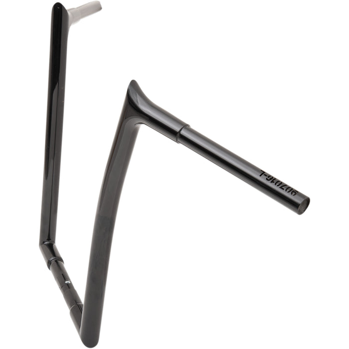 FAT BAGGERS INC. 0601-4761 907016-B 1-1/4" EZ Install Pointed Top Handlebar - 16" - Black