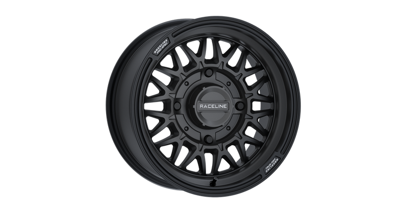 Raceline Wheels Raceline Omega 15X7 4/137 5+2 (+10MM) Satin Black - A13B-57037+10 Honda UTVs 2016-2023