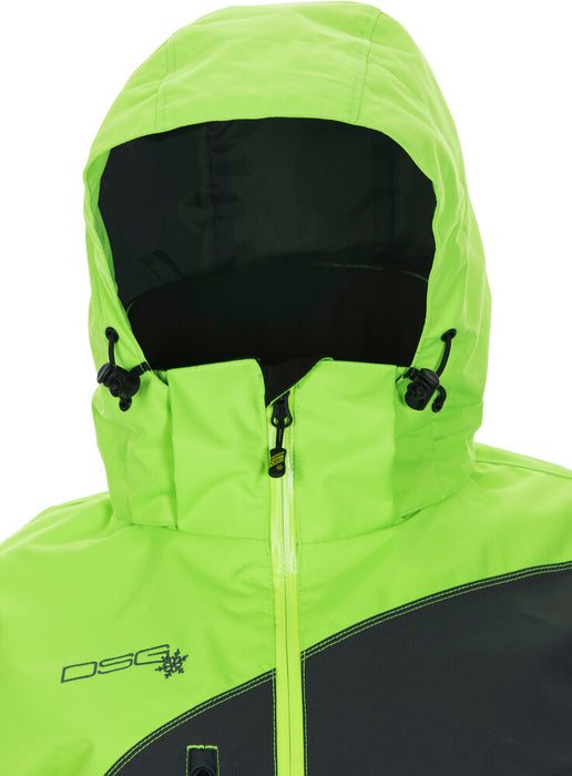 Dsg 462-99323L 99326 MONOSUIT W/DROP SEAT LIME/GREY LG