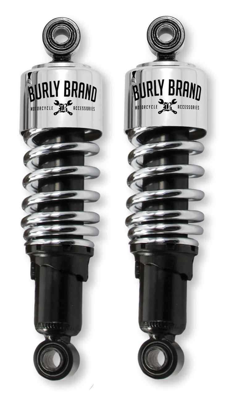 Burly Brand B28-1202 Dyna Shocks 10.5in - Chrome - User 1