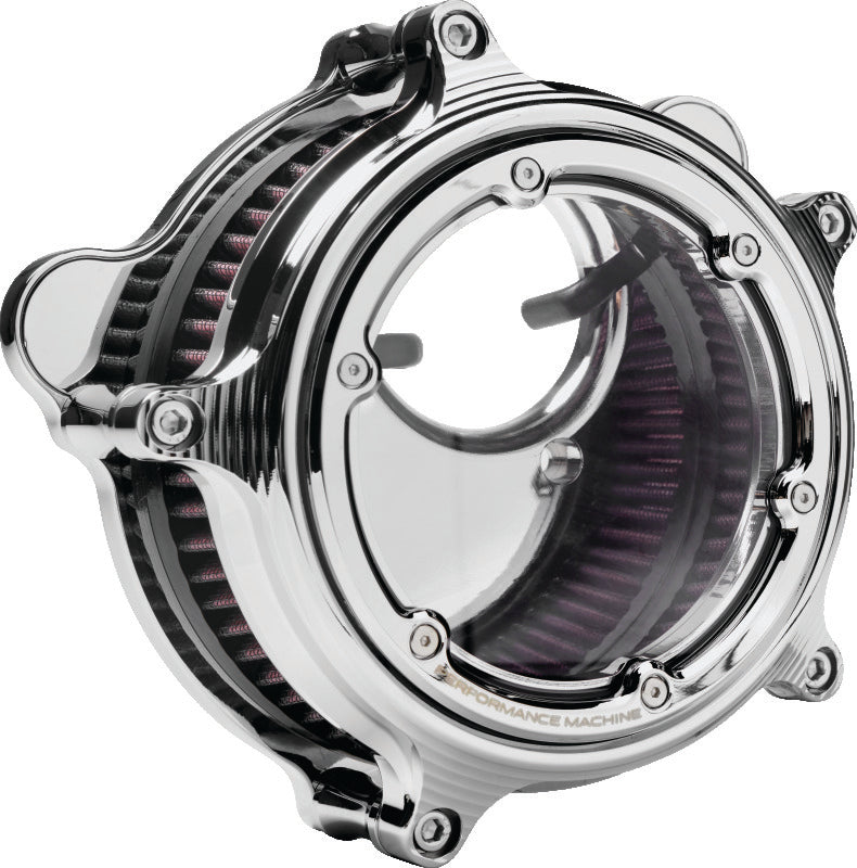 Performance Machine 0206-2159-CH Vision Air Cleaner W/bezel - Chrome - User 3