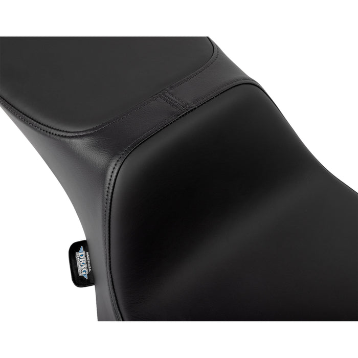 DRAG SPECIALTIES 0801-1944 SC80604TB Extended Reach 2-Up Predator Seat - Predator III 2-Up Seat - Extended Reach - Solar Leather - Smooth - FLHX/FLTR '23-'24