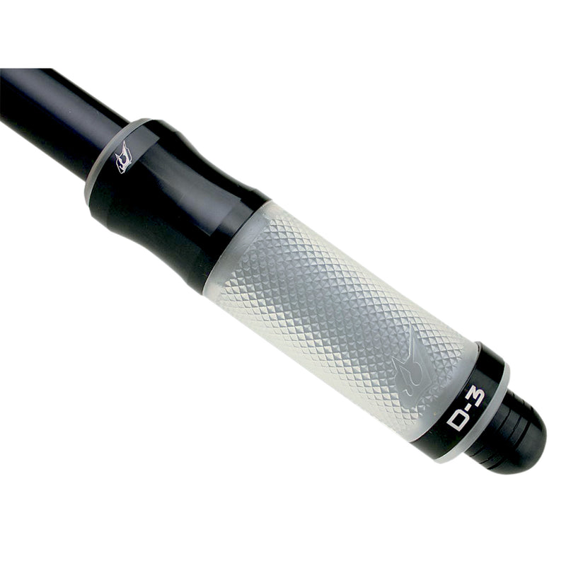 DRIVEN RACING 0630-1063 D3CL 7/8" D3 Grips Grips - D3 - Black/Clear