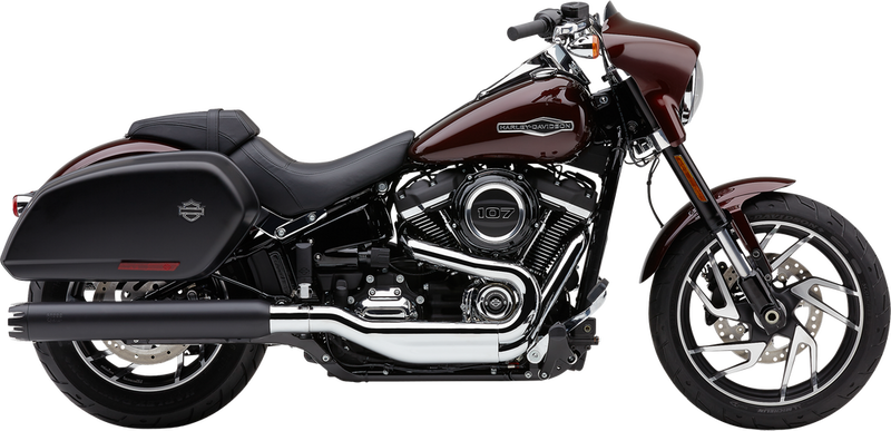Cobra 82-96349 6521 DUAL CUT SLIP-ONS CHROME FLSB 18-24