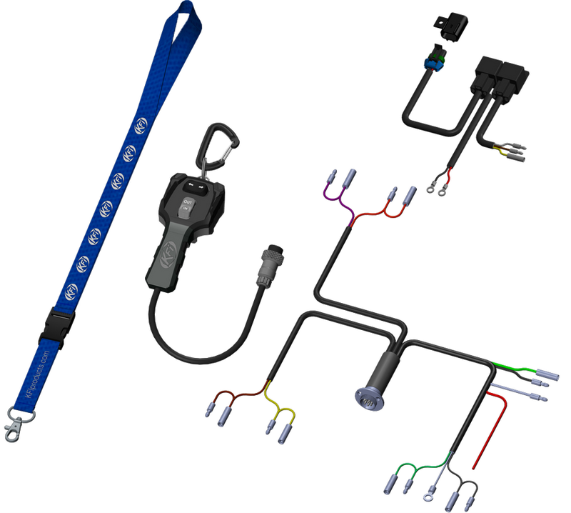 Kfi Products 10-6950 106950 KIT - ACT HAND REMOTE SINGLE ACTUATOR AND WINCH