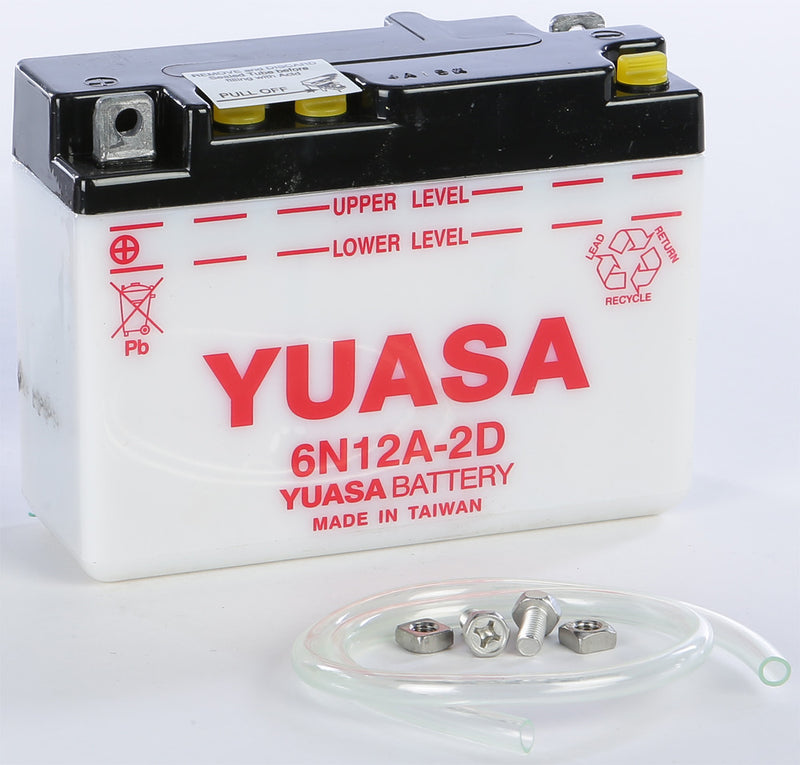 Yuasa Battery 6N12A-2D Conventional - YUAM2612D Honda CM185T Twinstar / CM200T Twinstar 1978-1980