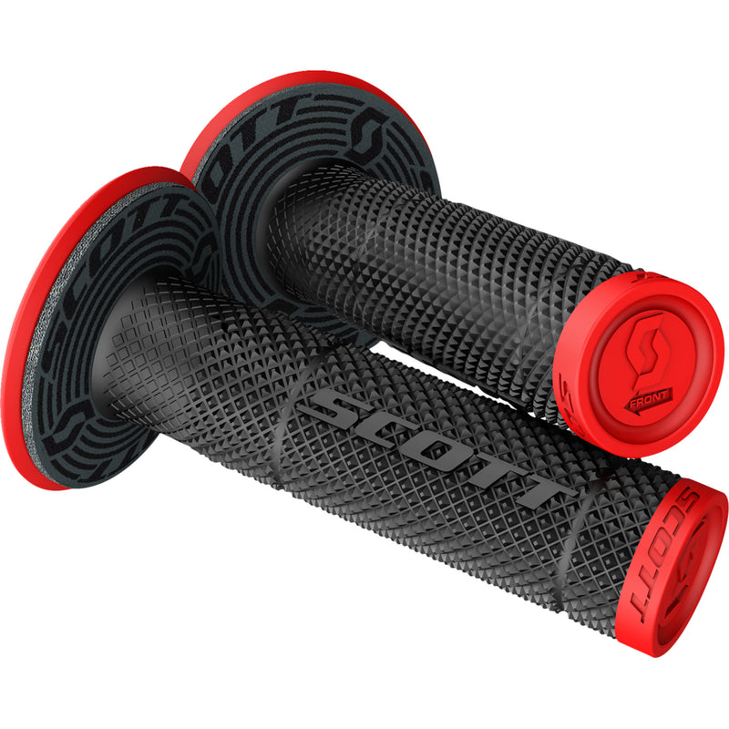 SCOTT 0630-3007 219624-4959 SX II + Donut Grips Grips - SX II - Red/Black
