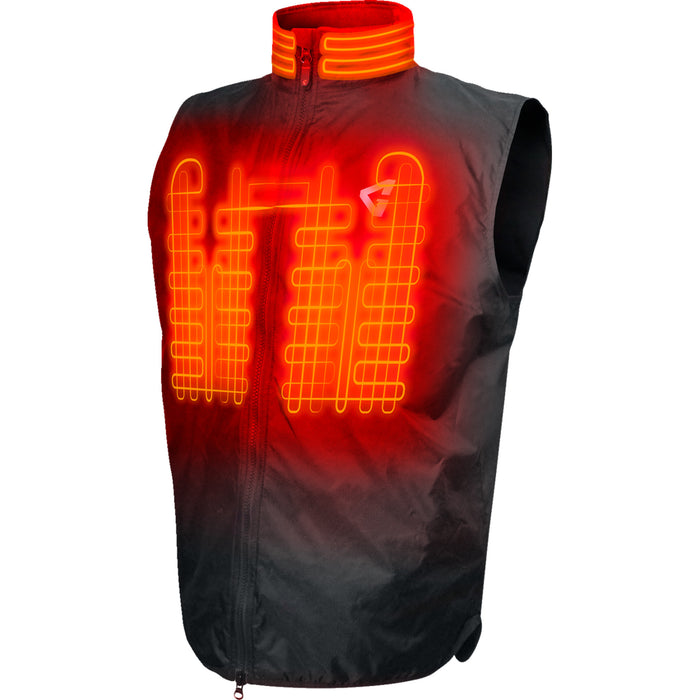 GERBING HEATED CLOTHING 2830-0750 G1215MVST30100110986 12V Heated Vest Liner - Motorcycle 12V Heated Vest Liner - Black - 2XL
