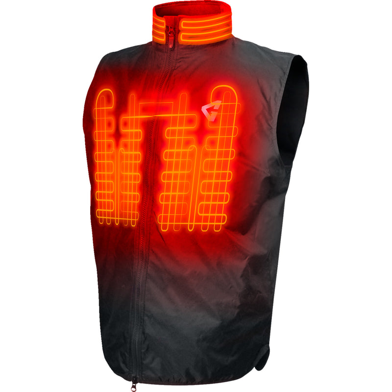 GERBING HEATED CLOTHING 2830-0751 G1215MVST30100116788 12V Heated Vest Liner - Motorcycle 12V Heated Vest Liner - Black - 3XL