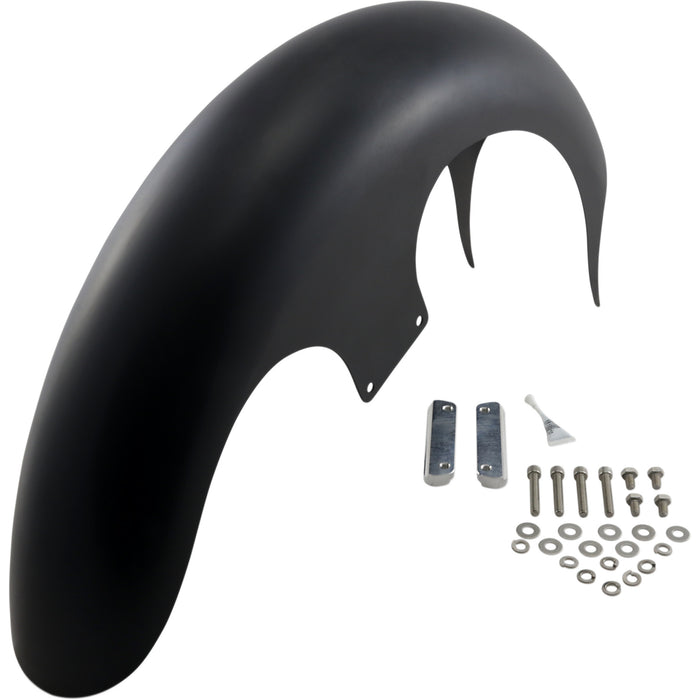 PAUL YAFFE BAGGER NATION 1401-0523 PYO:TALON26-14L-S Talon Front Fender - 26" Wheel - With Satin Adapters - Touring Models