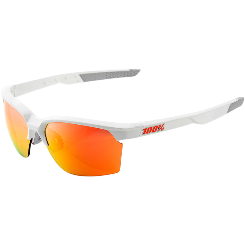 100% 2610-1077 61020-000-43 Sportcoupe Performance Sunglasses Sportcoupe Sunglasses - White - Red Mirror