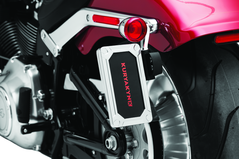Kuryakyn 3141 Nova Side Mount License Plate Frame Gloss Chrome - User 1