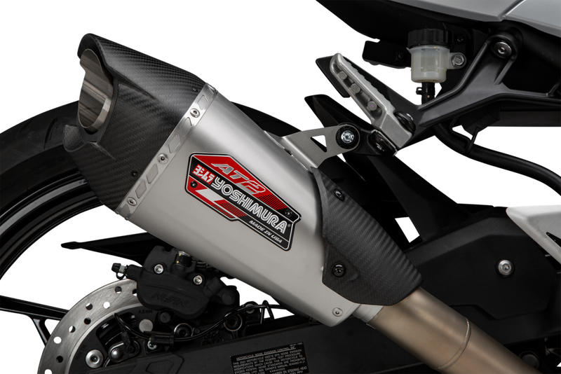 Yoshimura Exhaust Race AT2 FS SS SS CF - 14730AP520 Kawasaki Ninja 500 2024-2025