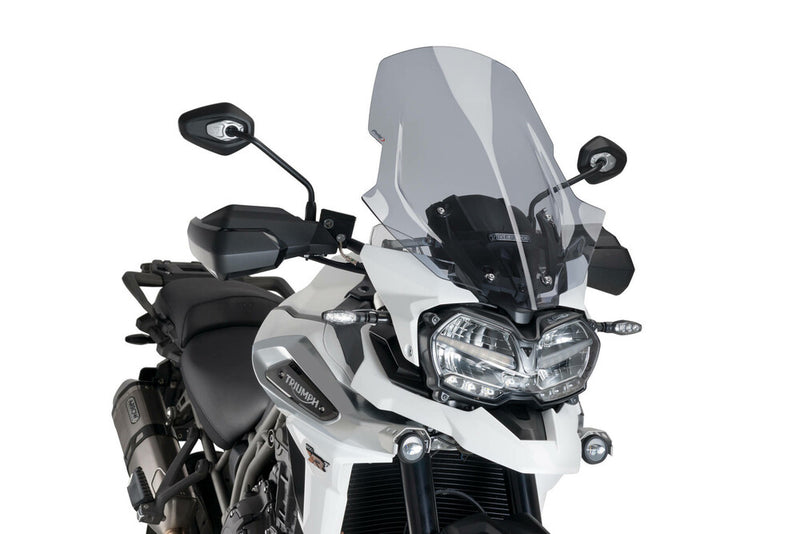 Puig Hi-Tech Parts Windscreen Touring Smoke - 9613H Triumph Tiger / Tiger Explorer 2018-2020