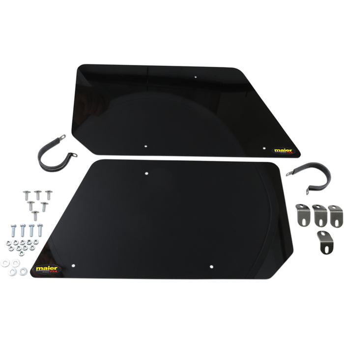 MAIER 0520-2784 190420 Replacement Number Plates Rear Number Plates - Black