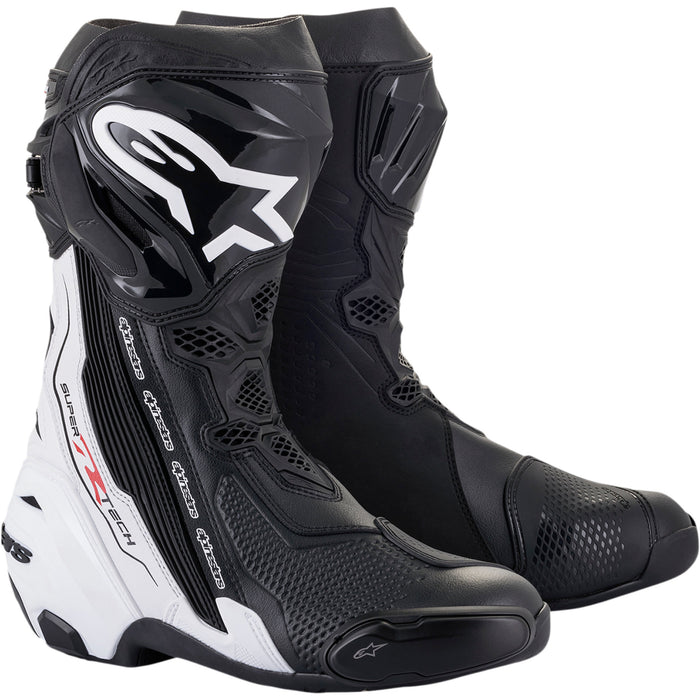 ALPINESTARS Supertech R Boots Black/White - US / EU