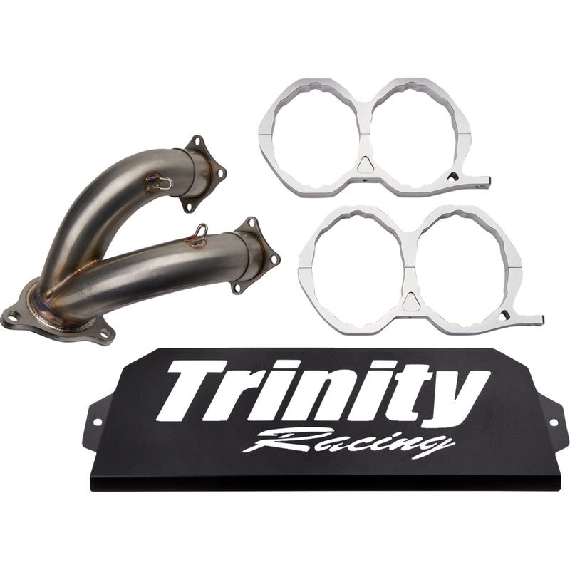 Trinity Racing Muffler - TR-4173S-SS Polaris RZR 2020-2023