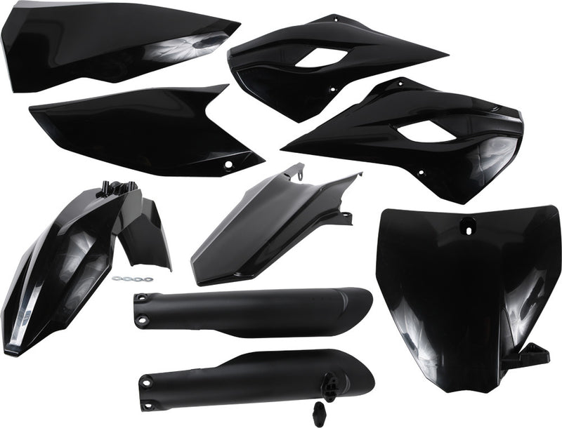 Acerbis Plastic Kit Black - 2403080001 Husqvarna Dirt Bikes 2015