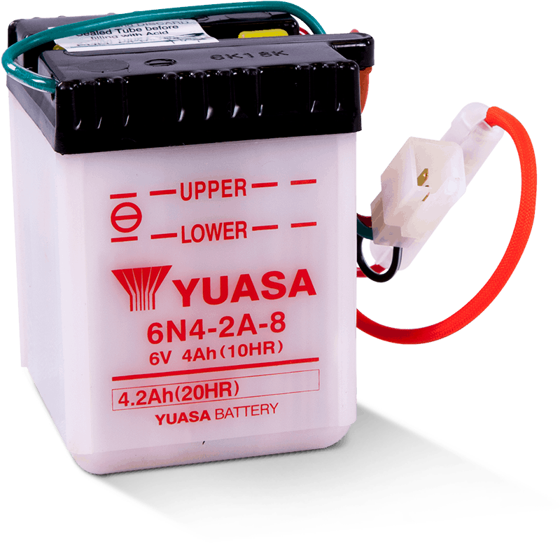 Yuasa Battery YUAM2648A Yuasa 6N4-2A-8 Conventional 6-Volt Battery - User 1