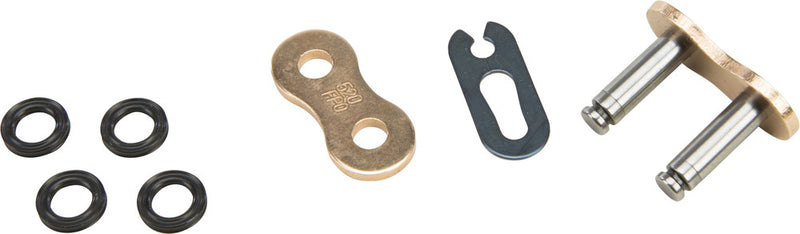 Fire Power O-Ring Clip Master Link 520 Gold - 520FPO-SKJ/G For Husaberg Dirt Bikes 1992-2014 | Kawasaki Dirt Bikes 1978-2018