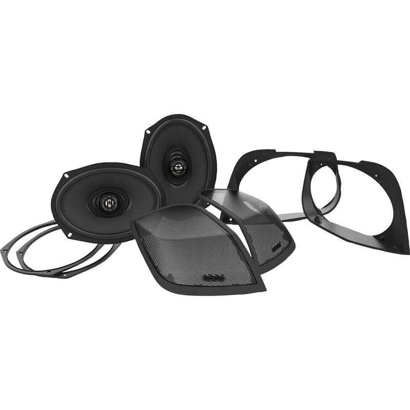 Hogtunes Retro 692LID-RM Cut In Lid Kit - RETRO 692 LID-RM For Harley Touring 2014-2023