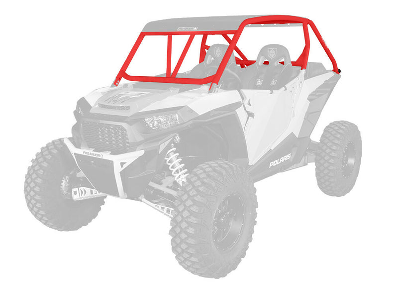 Pro Armor Baja Cage With V Intrusion RED - P141C025RD-293 Polaris RZR 2014-2018