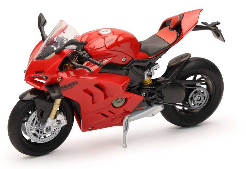 New Ray Toys 959-0202 58253 1:12 SCALE SUPER SPORT BIKE DUCATI PANIGALE V4 S (RED)