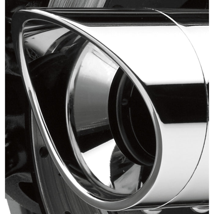 COBRA 1860-0526 PT-1009P 4" Billet Exhaust Tip 4" Billet Tip - Scalloped End Cap