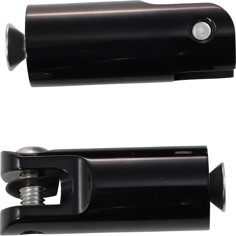ACCUTRONIX 1620-1243 FPMT200-B Footpeg Mounts front  - black