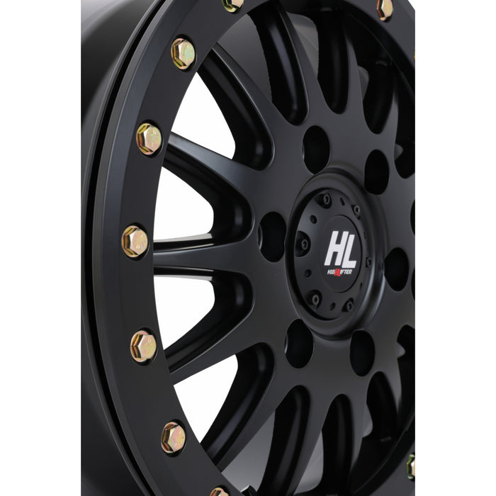 HIGH LIFTER 0230-1526 15HL24-1445 HL24 Wheel Wheel - HL24 - Front/Rear - Black - 15x7 - 5/4.5 - 5+2 (+38 mm)