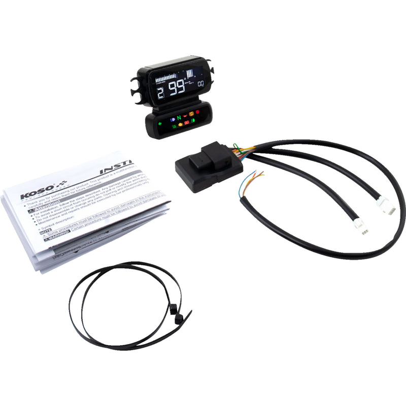 Koso North America D2 Gauge - BA080030 For Harley Touring 2014-2023