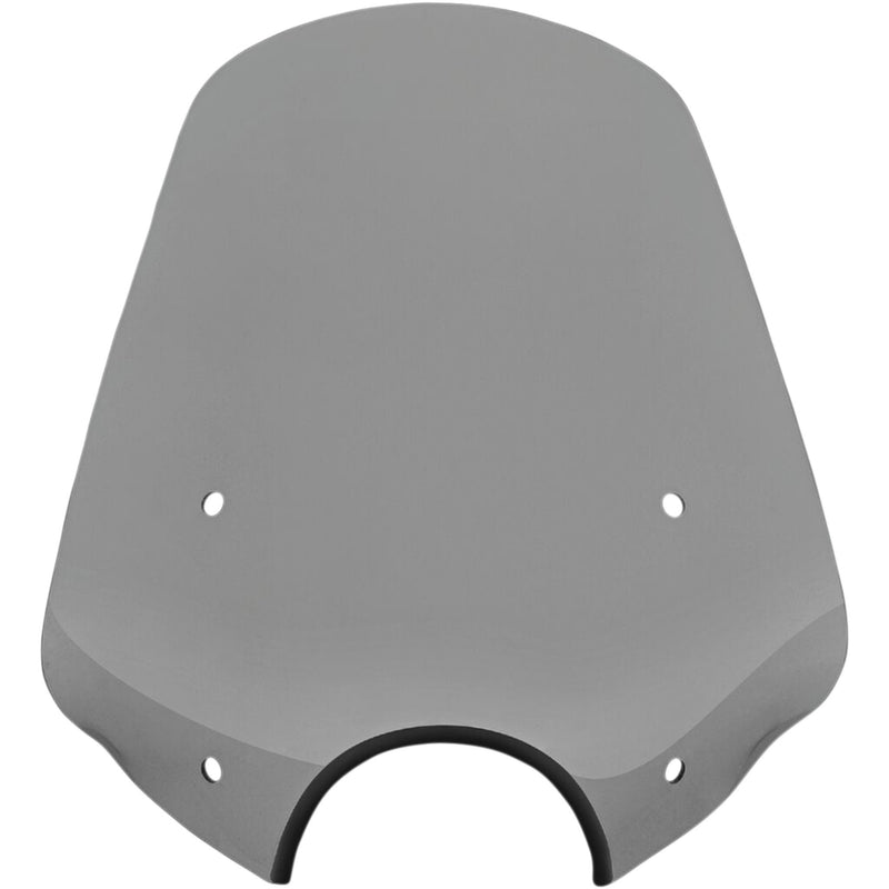 MEMPHIS SHADES 2313-0288 MEP57112 Big Shot Sportshield Big Shot Windshield - 7" Headlight Cutout - Black Smoke