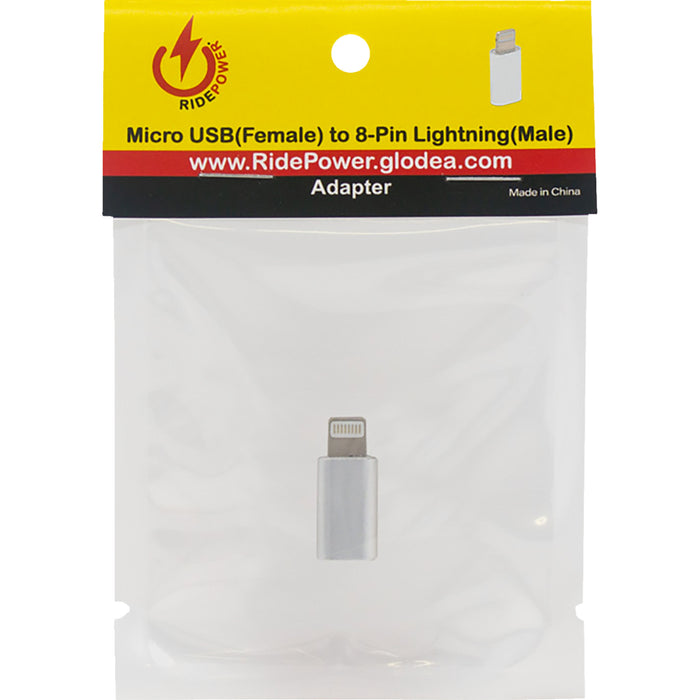 RIDEPOWER 3807-0629 RPAIADPT Micro USB to Lightning Adapter
