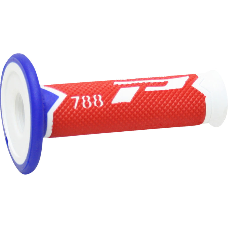PRO GRIP 0630-1958 PA078800WRB Cross Triple Density 788 Grips Grips - 788 - White/Red/Blue