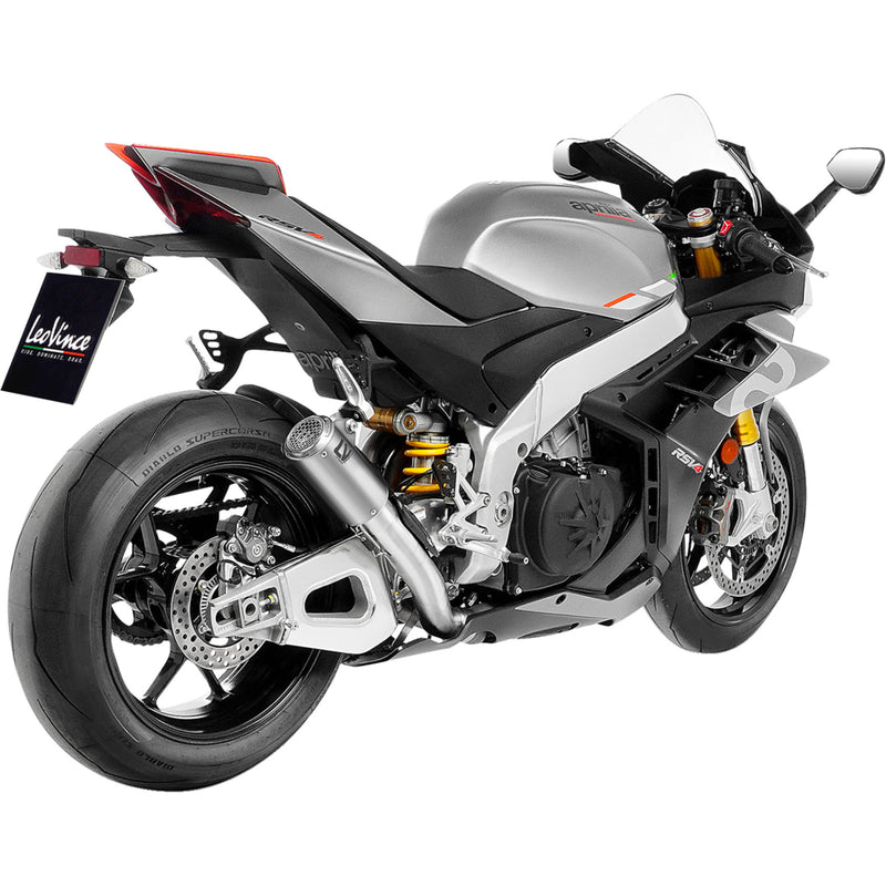 LEOVINCE 1811-4842 15401STU LV Corsa S Slip-On Muffler titanium - aprilia rsv4 tuono v4