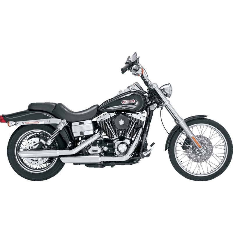 Vance & Hines Twin Slash Muffler - 16337 For Harley Dyna 2010-2017