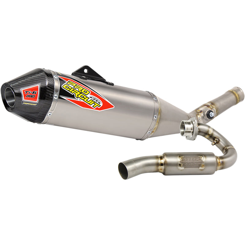 Pro Circuit Ti-6 Pro Single Canister Exhaust System - 0321545FP Kawasaki KX 450 2009-2015