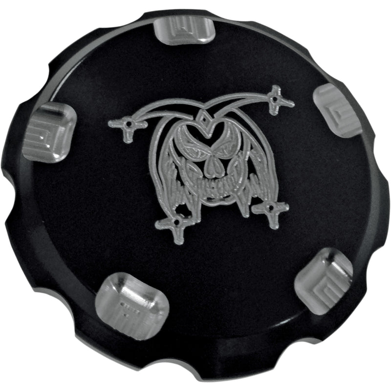 Joker Machine Serrated Series Fuel Cap - 10-441B For Harley Motorcycles 1996-2024
