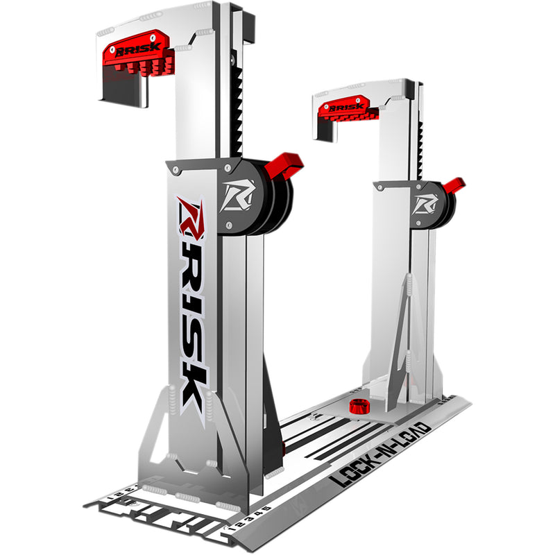 RISK RACING 3820-0030 00174 Lock-N-Load Pro Strapless Moto Transport System Lock-N-Load Load Pro