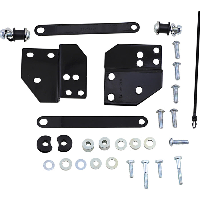 COBRA 1510-0664 602-2102 Detachable Tour Pack Rack Mounting Kit - Two-Up Docking Hardware - Front
