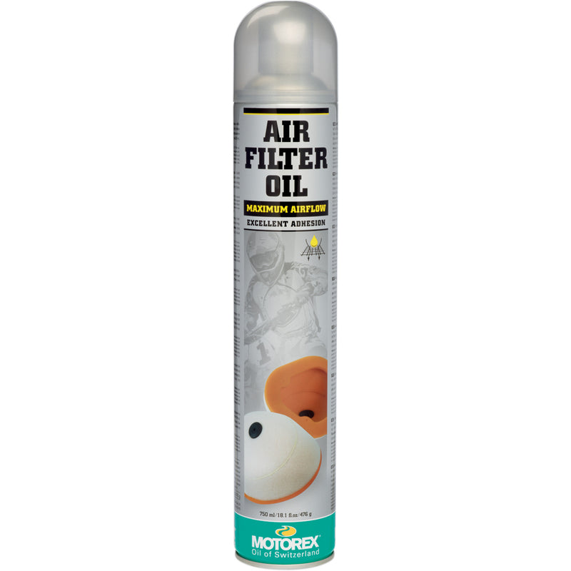 MOTOREX 3610-0033 303080 Air Filter Oil Spray 655 Filter Oil - Aerosol - 750ml