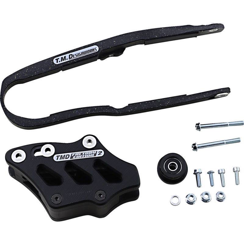 T.m. Designworks Chain Guide And Slider Kit - KCP-K11-BK Kawasaki KX 450 / KX 250 2019-2023