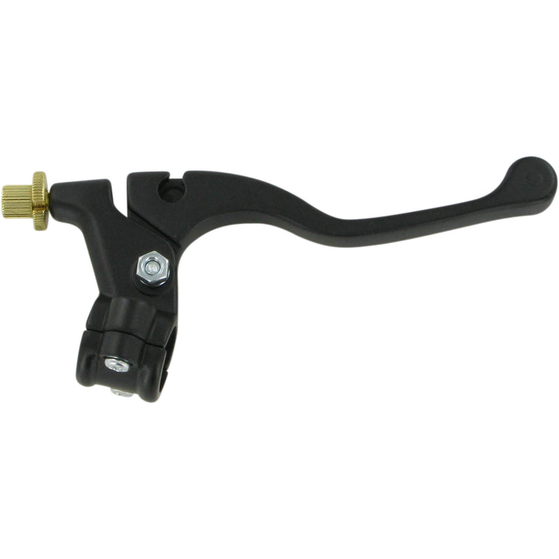 PARTS UNLIMITED 43-4104L Shorty Style Power Lever Assembly Lever Assembly - Left Hand - Shorty - Yamaha - Black