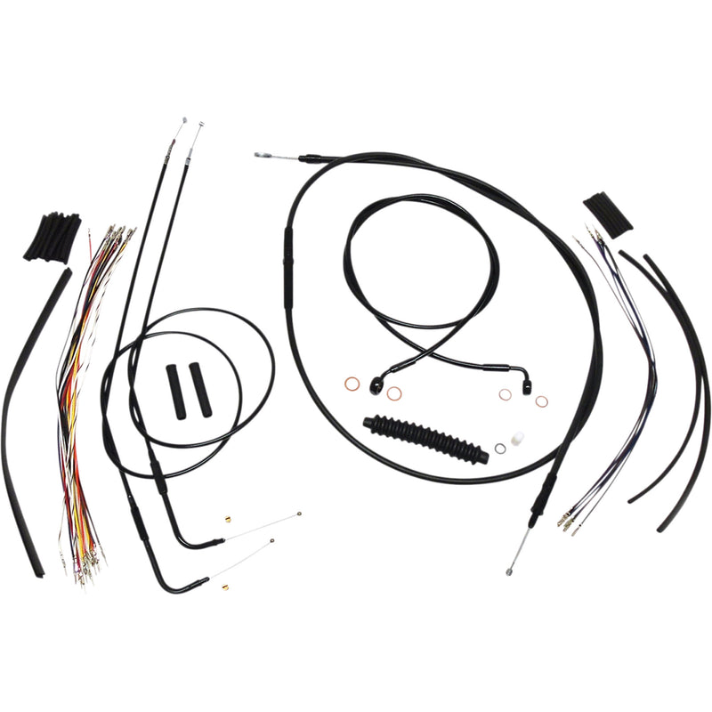 Magnum Shielding Cable Kit - 486161 For Harley Dyna Low Rider / Street Bob / Super Glide Custom / Super Glide 2007-2011