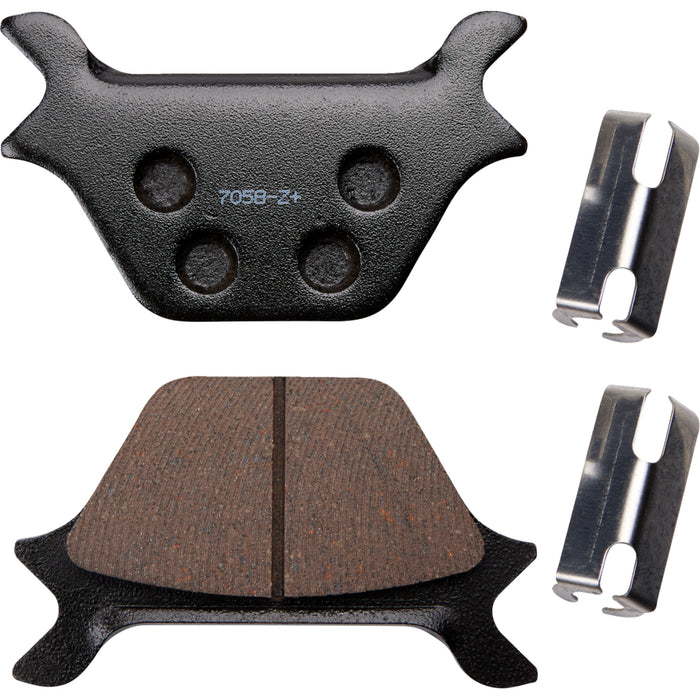 LYNDALL RACING BRAKES LLC 1720-0024 7058-Z+ Z-Plus Harley/Buell Brake Pads Z-Plus Brake Pads - Harley-Davidson