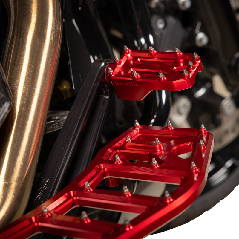 Thrashin Supply Co. Aggressor Floorboards - TSC-2219-2 For Harley Touring 1984-2026