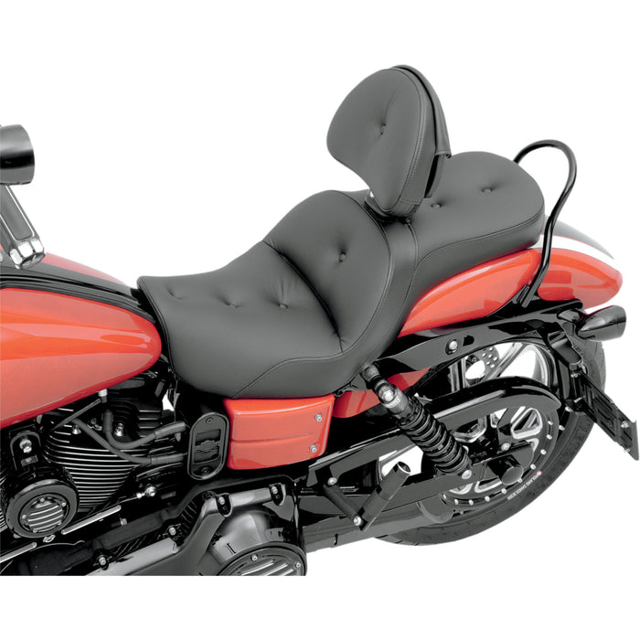 SADDLEMEN 0803-0387 806-04-030RS Explorer RoadSofa™ Seat - with Backrest - Dyna '06-'17